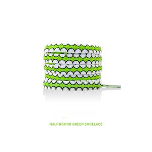 Lacets plats en polyester de 8 mm de large à motif imprimé Rotundity pour baskets, chaussures de sport et décontractées – Lacets personnalisables de qualité supérieure - Product Image 5