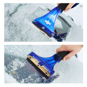 Grattoir à poignée glacée disjoncteur congélateur voiture vitres pare-brise enlèvement givre grattoir à glace avec lame en laiton - Product Image 3