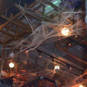 <span class=keywords><strong>Telaraña</strong></span> elástica con arañas para decoración <span class=keywords><strong>de</strong></span> Halloween, adornos para fiesta <span class=keywords><strong>de</strong></span> Halloween - Product Image 4
