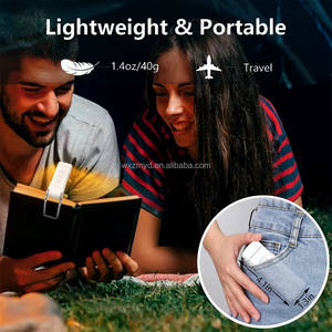 <span class=keywords><strong>Lampe</strong></span> de lecture pour lire dans le lit <span class=keywords><strong>Lampe</strong></span> de lecture rechargeable avec 3 modes de couleur 5 luminosité pour les lecteurs de nuit d'enfants - Product Image 2