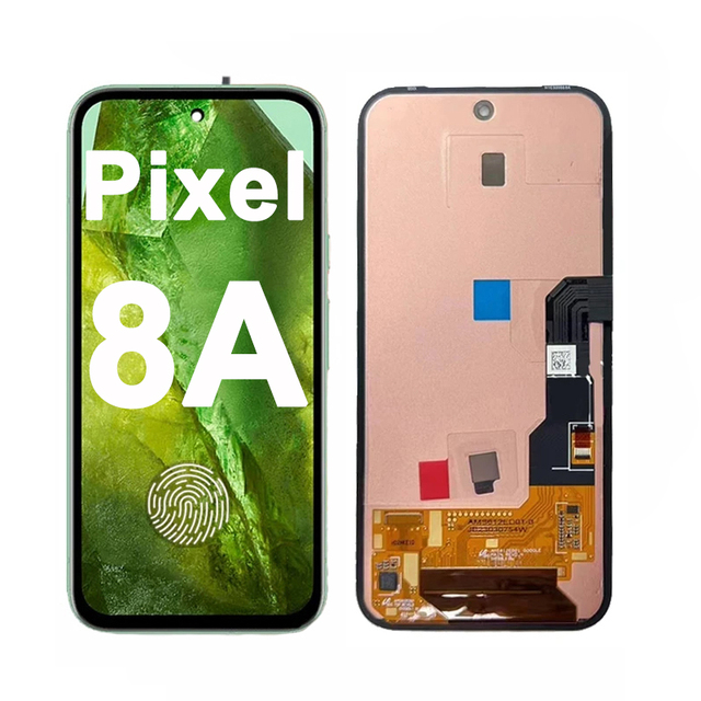 6.1" 8A Mobile Phone LCD for Google Pixel 8a Original Super AMOLED Screen Replacement GKV4X G6GPR G8HHN G576D Touch Screen Panel