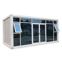 Portable Pliable Bureau Conteneur Logement Cabine Préfabriqué emballage 20 pieds Maison Conteneur