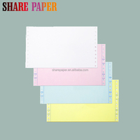 Papel Continuo de 9.5x11 Pulgadas, 4 Copias, Papel Autocopiativo para Computadora, Formato 240x280mm, Papel NCR para Oficina y Escuela