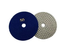 4 pollici vendita calda diamante strumenti abrasivi bagnato lucidatura pastiglie per cemento granito pietra di marmo macinazione - Product Image 2