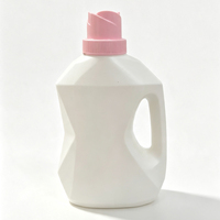 Bouteille de lessive JiSheng 1L en PEHD avec étiquette personnalisée et bouchon à vis – Contenant de savon liquide – Vente en gros