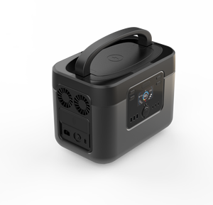 Station d'alimentation portable 1200W pour l'extérieur, générateur solaire de camping, prise AC USB EU, contrôleur, batterie lithium rechargeable - Product Image 5