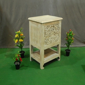 Minimalist Wooden Bedside <b>Table</b> with Spacious Storage Drawer Modern Bedroom Side Cabinet Furniture Customized Design Available - Product Image 5
