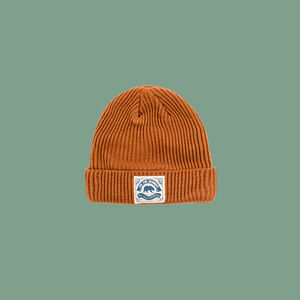 Gorro de punto de invierno de alta calidad acrílico 100% Unisex, gorro tejido con logotipo personalizado con imagen de estilo de diseñador, Color caramelo - Product Image 4