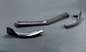 3pcs <span class=keywords><strong>cls63s</strong></span> lèvre avant en fibre de carbone pour mercedes benz cls w218 lèvre avant amg mercedes-benz - Product Image 3