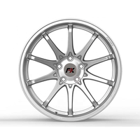 Vente directe usine de moyeu de roue forgé intégré à 10 branches plaqué argent pour jantes de 18 à 24 pouces, PCD, ET, CB personnalisés pour Mercedes, BMW, Audi