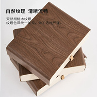 Table de chevet en bois massif rotative de style minimaliste italien, laquée, design haut de gamme pour chambre à coucher