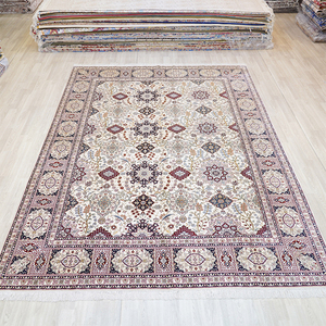 Alfombras Turcas Lavables de 9x12 pies, Alfombras de Oración Modernas Afganas <span class=keywords><strong>Qum</strong></span>, Precios de Alfombras de Seda y Algodón Hechas a Mano - Product Image 2