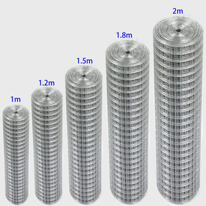 Square Hole Wire Netting Hot Dipped Galvanized Welded Wire Mesh Roll <b>for</b> Underfloor Heating Construction - Product Image 3