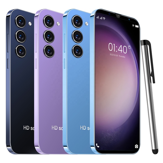 Global Version S23 Ultra PHONE 16GB+ 512G Full Screen Mobile Phone 5.5 Inch HD Cellphones 32+64MP 4800mAh 5G Gaming Smartphones