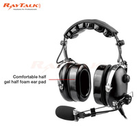 Casque filaire à réduction de bruit pour pilote d'hélicoptère PH-100HC Communication aéronautique ANR Avionique Téléphone pour avion