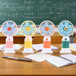 뜨거운 판매 작은 팬 400mAh <span class=keywords><strong>USB</strong></span> 충전 팬 손 휴대용 미니 충전식 테이블 팬 - Product Image 2