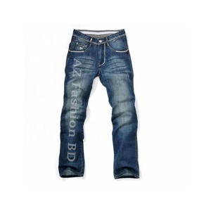 Jeans droits classiques faciles à porter pour hommes, tissu en coton 100% de qualité supérieure, prix de gros de qualité supérieure, durable - Product Image 2