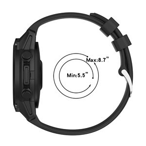 Bracelet en caoutchouc de silicone de 22mm pour montre intelligente <span class=keywords><strong>Garmin</strong></span> Descent G1, pour <span class=keywords><strong>Garmin</strong></span> instinct 2 - Product Image 4