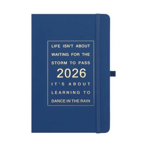2026 Planner Custom Logo A5 B5 PU Leather <b>Notebook</b> Thick Paper Journal Business Daily Schedule Organizer Corporate Gift - Product Image 5