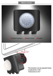 Đèn Pha <span class=keywords><strong>Led</strong></span> IP65 30W Bộ Cảm Biến Chuyển Động Pir Bộ Phản Xạ Chiếu Sáng Ngoài Trời - Product Image 6