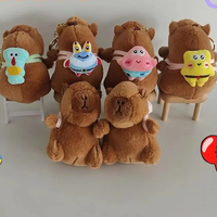 Nouveau Porte-clés en peluche personnalisé Panda, Chat ou Lapin déguisé, rembourré en coton PP doux, couleur/logo et tailles personnalisables, unisexe, pour fêtes