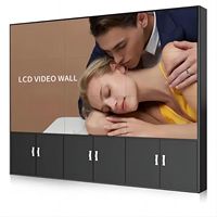 55 inç Dar Çerçeveli 0,88 mm IPS LCD Video Duvar Paneli 500cd/m Parlaklık Mini-LED Arka Aydınlatma SRGB %95 60Hz Vesa/Yer Standı