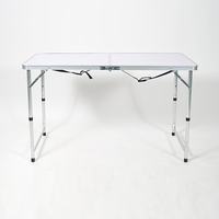 Table pliante rectangulaire blanche d'extérieur avec structure en aluminium, chaise de banquet en plastique pour jardin, salle à manger, événements, utilisation intérieure et extérieure
