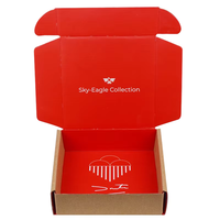 Boîtes d'expédition en carton ondulé imprimé avec logo personnalisé, recyclables