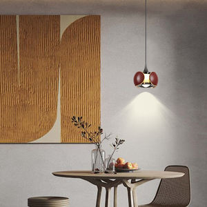 Lampadario rosso in stile <span class=keywords><strong>industriale</strong></span> retrò Villa ristorante Bar in alluminio <span class=keywords><strong>lampada</strong></span> <span class=keywords><strong>a</strong></span> <span class=keywords><strong>sospensione</strong></span> ad aria con luce <span class=keywords><strong>a</strong></span> LED - Product Image 2