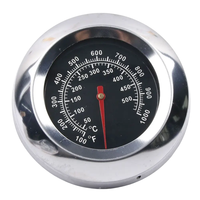 Stainless Steel Barbecue Grill Pointer Temperature Gauge Home Oven Thermometer with Temperature Gauge Controller