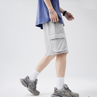 Shorts de travail pour hommes printemps-été 340G, coupe décontractée robuste avec cordon de serrage et poches, personnalisables