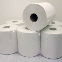 Prix de gros du papier d'essuyage industriel Papier hygiénique écologique Papier rouleau commercial inoffensif pour la santé