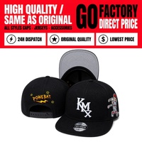 Topi New Era Original Berkualitas Tinggi 6 Panel Flat Bill Pria Snapback Custom Gorras De Béisbol Snap Back Basket Gorras