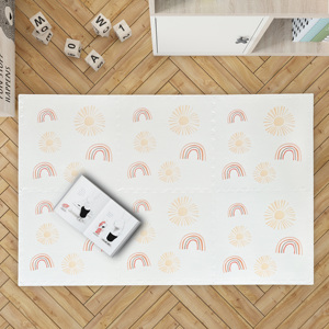 Tapete de Juego de Espuma ABST para Niños y Bebés con Colores Sólidos, 6 Piezas Encajables con Bordes, Surtido - Product Image 5