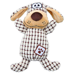 Giocattolo per cani in maglia di peluche da 26 cm, morbido giocattolo da masticare per animali domestici - Product Image 1
