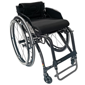 Fauteuil roulant de sport de course 24 pouces en fibre de carbone super léger professionnel avec coussin de siège confortable et respirant - Product Image 1