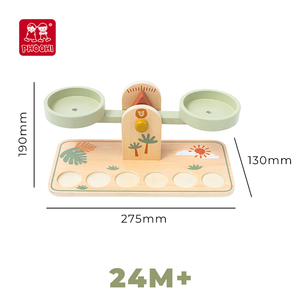 Pile d'équilibre en <span class=keywords><strong>bois</strong></span> personnalisable Phoohi jouet éducatif pour enfants avec <span class=keywords><strong>jeu</strong></span> d'empilage de blocs pour 12m + unisexe - Product Image 6