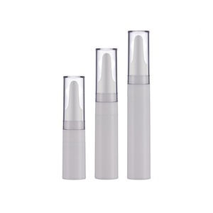 Hot Selling 5ml 10ml 15ml Plastic <strong>Eye</strong> Care Airless Empty Bottle Roller on PET <strong>Cosmetic</strong> Packaging for Skincare <strong>Makeup</strong> Beauty