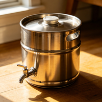 Fût de brassage en acier inoxydable scellé -- Cuve de fermentation pour vin et bière