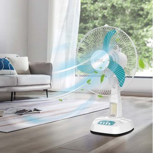 Ventilateur de table oscillant à trois pales en ABS de 14 pouces, norme britannique/européenne, avec trois vitesses, Winning Star - Product Image 4