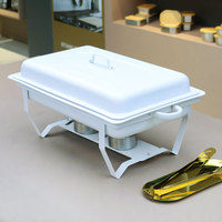 Réchaud de buffet pliable en acier inoxydable économique et grand, fournitures hôtelières, équipement de restauration, plats chauds de buffet avec bac à nourriture