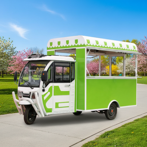 Nouveau chariot de nourriture mobile d'extérieur à 3 roues, tricycle, moto, chariot à glaces, <span class=keywords><strong>tuk</strong></span>-<span class=keywords><strong>tuk</strong></span>, camion de restauration, à gaz, en acier inoxydable, avec commande tactile - Product Image 1