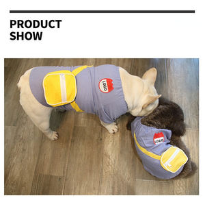 Cute Cotton Linen Pet <b>Clothes</b> Soft Breathable <b>Dog</b> Apparel <b>for</b> <b>Small</b> Medium <b>Dogs</b> - Product Image 5