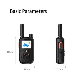 Système POC GPS PTT 4G Maycall MC-38 WiFi LTE Rouge Batterie 4000-4500mAh IPx4 Résistant à l'eau Walkie-talkie Portée 5000km Utilisation en extérieur - Product Image 6