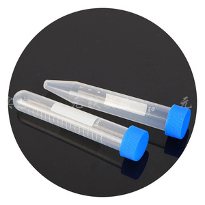 Yuan Yi Centrifuge <b>Tubes</b> 10Ml Transparent <b>Plastic</b> Screw Cap Laboratory Test <b>Tubes</b> Round Bottom 100 Pack - Product Image 4