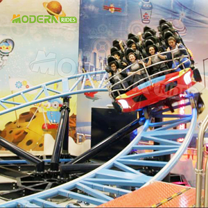 Parque de atracciones interior y exterior, montaña rusa para niños, juegos de feria de diversiones. - Product Image 3