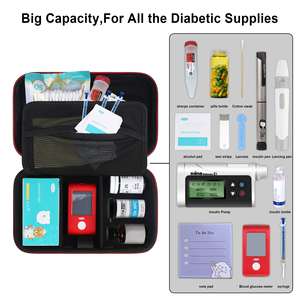 Custom Wholesale Diabetic Supplies Travel Case Saco de Propósito Especial para Testar Acessórios Armazenamento - Product Image 2