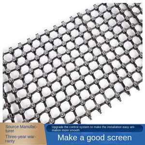 Grade de plástico transparente Tela P83 Ao ar livre Dobrável Flexível LED <span class=keywords><strong>Net</strong></span> Media Fachada 2.5mm IP67 2200lits Animação SDK Função - Product Image 6