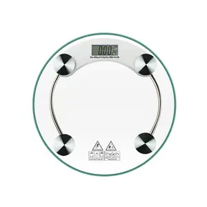 Dawood bathroom scales lb 180kg weighing glass scales round digital body scales