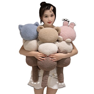 Juguete de Peluche de Animales de Dibujos Animados, Oso, Conejo, Muñeco de Hawthorn Caramelizado, Cojín para el Hogar, Almohada de Peluche, Relleno de Algodón PP para Niños de 4 a 6 Años - Product Image 1